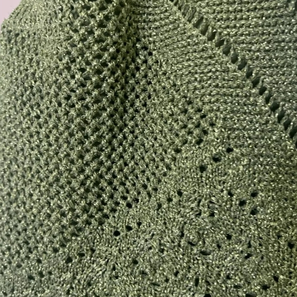 SOLDHouse of Harlow 1960 Two Piece Knit Crop Top and Midi Skirt Set NWT Size: L - Picture 5 of 6